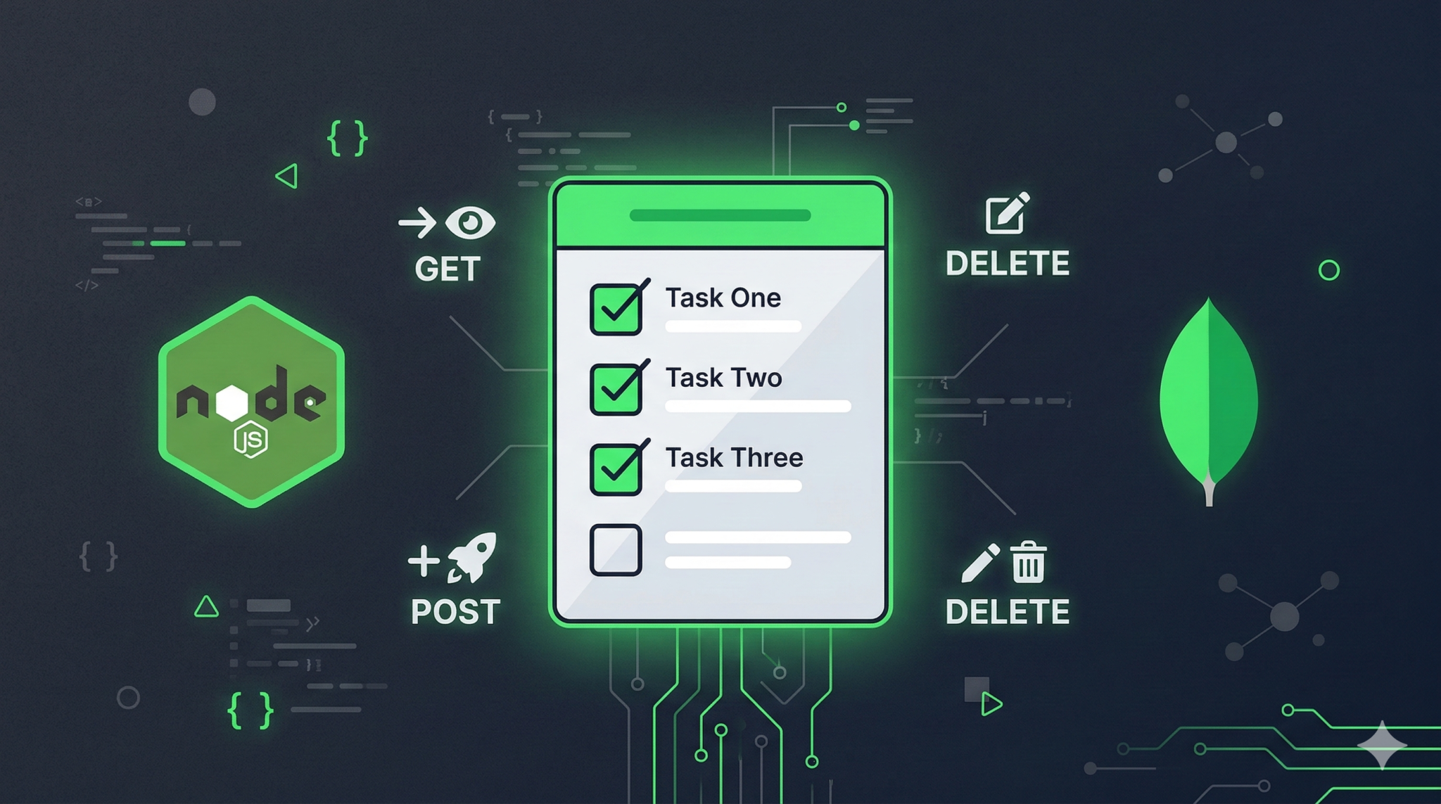 Build a Task Manager API in Node.js and MongoDB - CRUD Tutorial ...